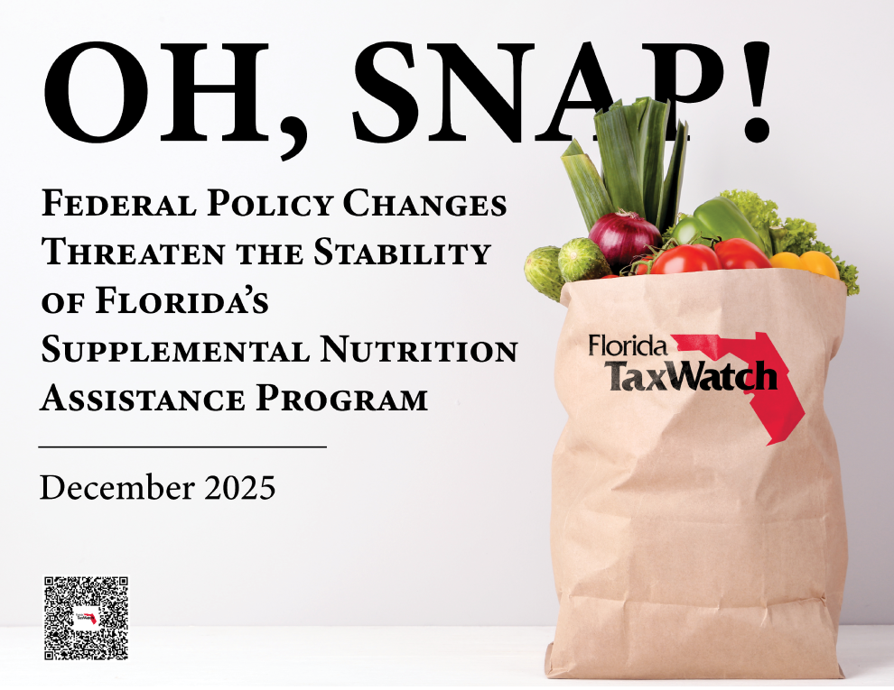 OH, SNAP! Federal Policy Changes Threaten the Stability of Florida’s Supplemental Nutrition Assistance Program