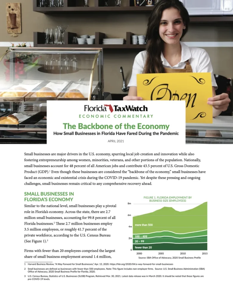 The Backbone of the Economy: How Small Businesses in Florida Have Fared During the Pandemic