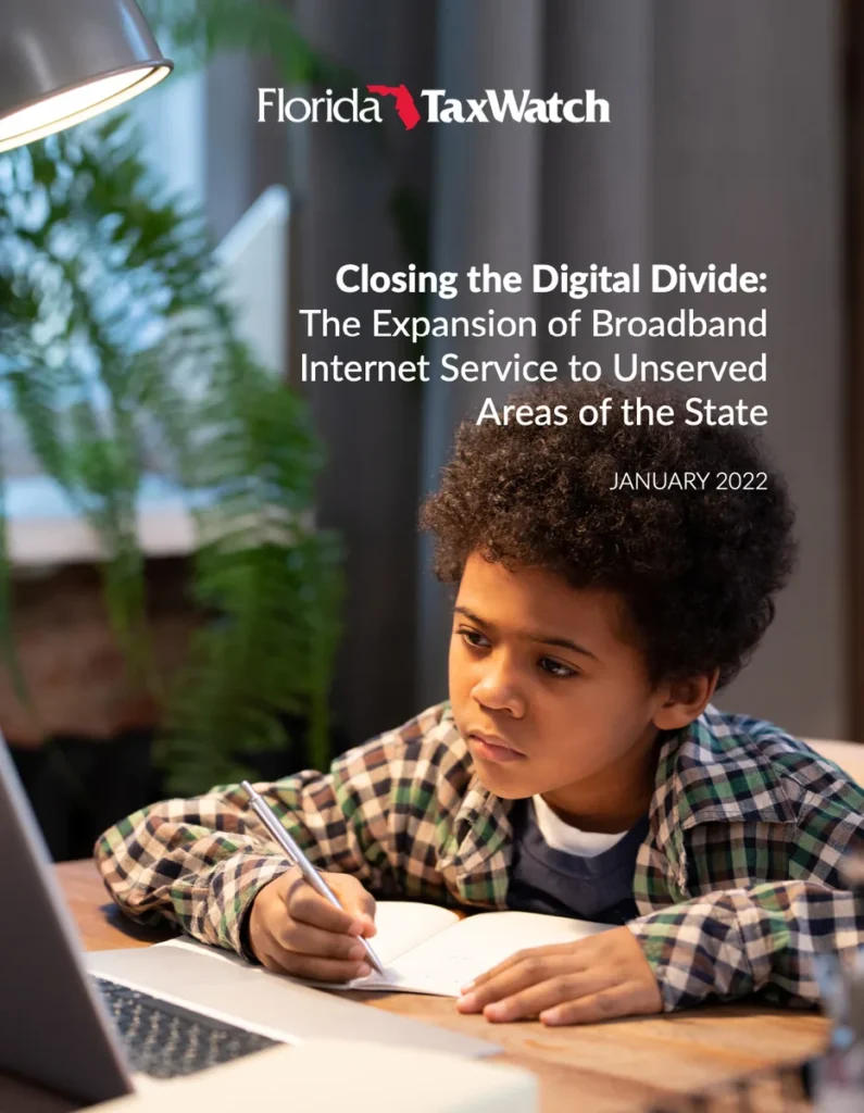 Closing the Digital Divide-The Expansion of Broadband Internet Service to Unserved Areas of the State